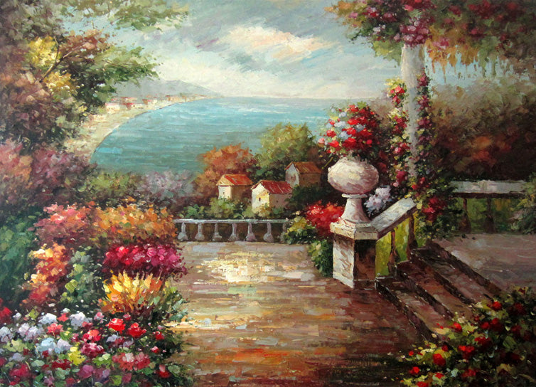 FL4815103 - 36"x48" Original Oil Painting
