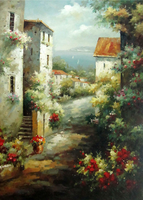 FL4815116 - 36"x48" Original Oil Painting