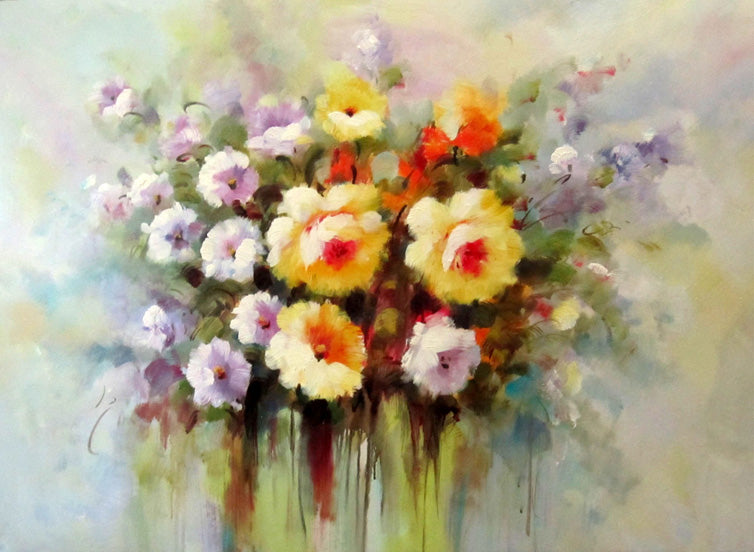 FL4815280 - 36"x48" Original Oil Painting