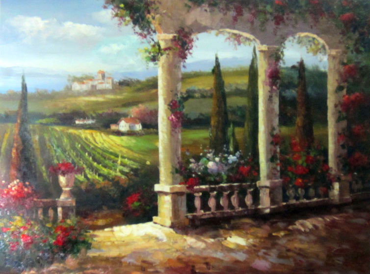 FL4815566 - 36"x48" Original Oil Painting