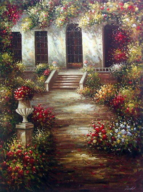 FL4817804 - 36"x48" Original Oil Painting