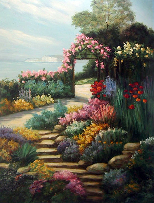 FL4817839 - 36"x48" Original Oil Painting
