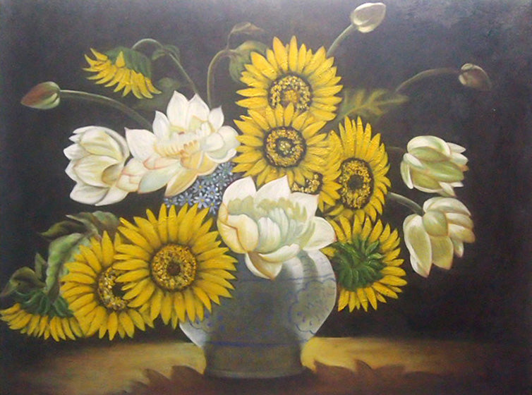 FL4818334 - 36"x48" Original Oil Painting