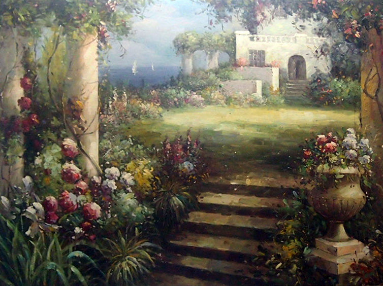 FL4818595 - 36"x48" Original Oil Painting