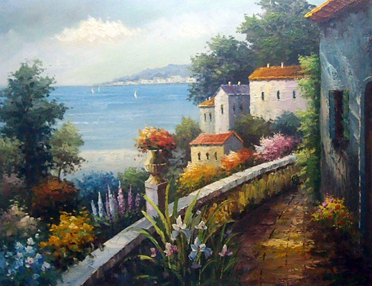 FL4818598 - 36"x48" Original Oil Painting