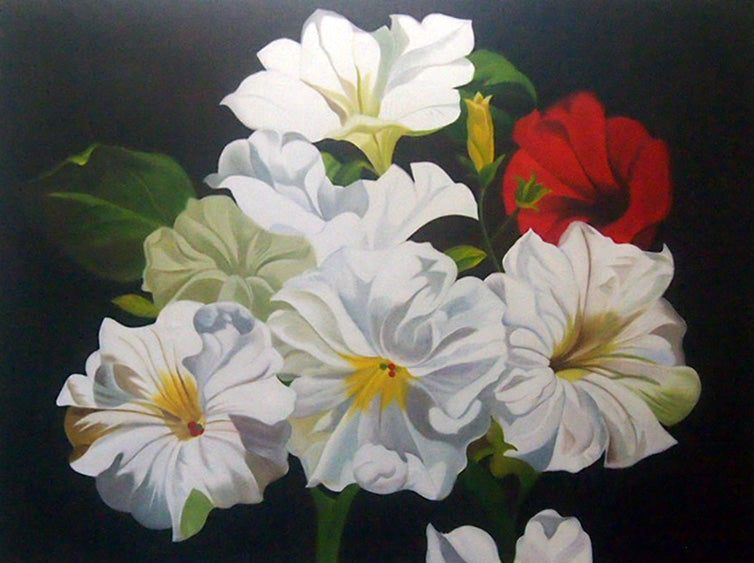 FL4818607 - 36"x48" Original Oil Painting