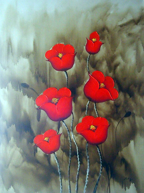 FL4819079 - 36"x48" Original Oil Painting