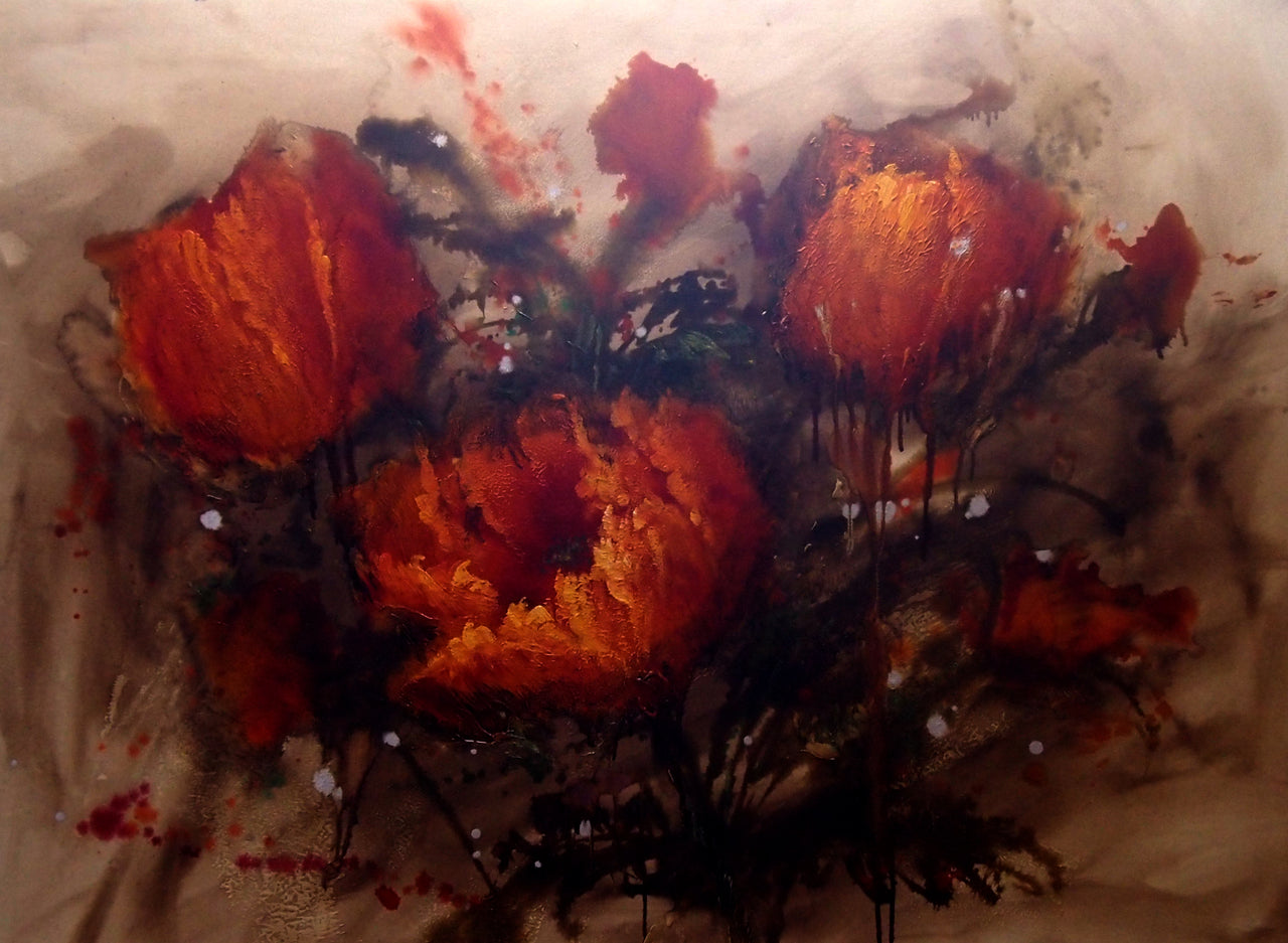 FL4819702 - 36"x48" Original Oil Painting