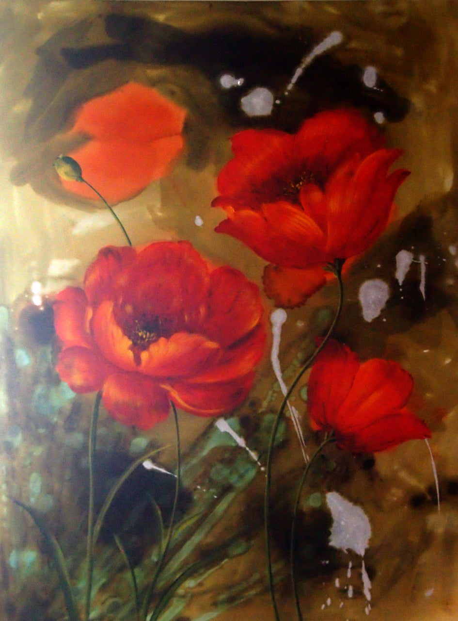 FL4819841 - 36"x48" Original Oil Painting