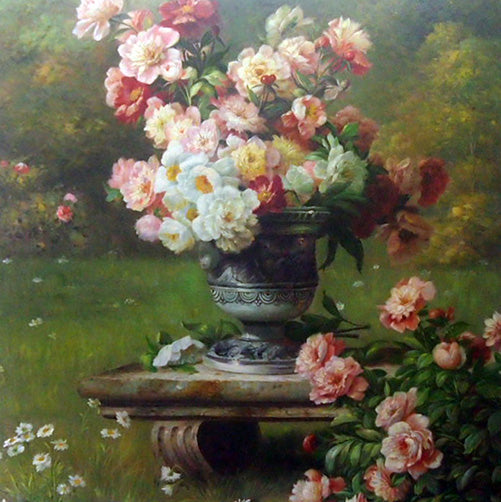 FL4918938 - 48"x48" Original Oil Painting