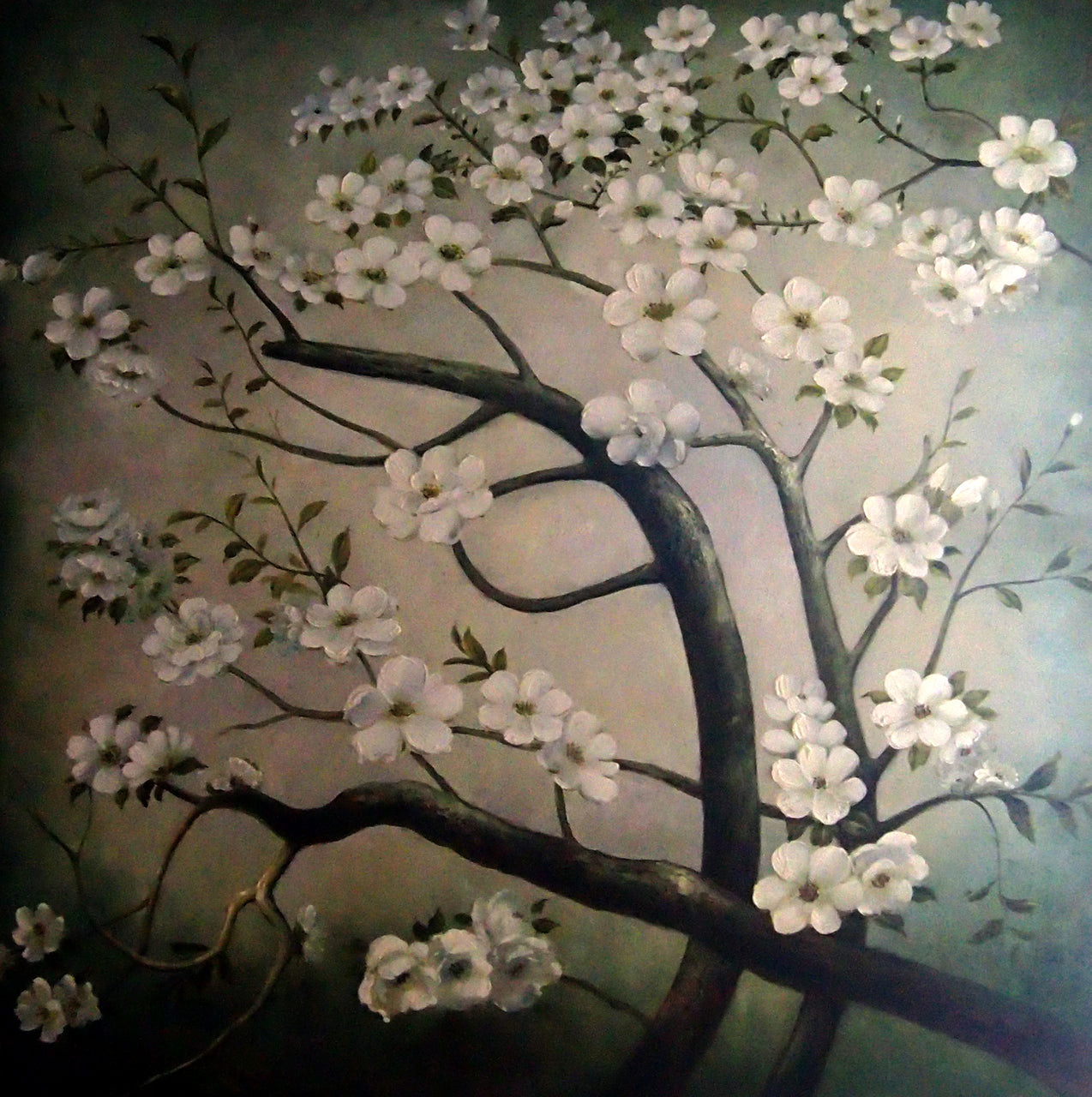 FL4920627 - 48"x48" Original Oil Painting