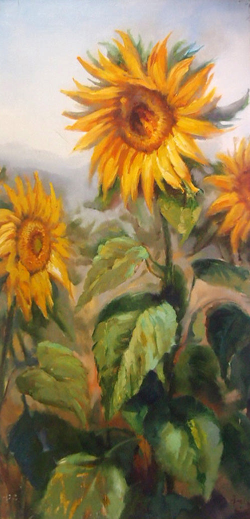 FL5017688 - 24"x48" Original Oil Painting