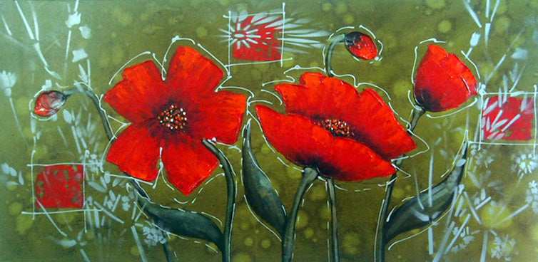 FL5017703 - 24"x48" Original Oil Painting