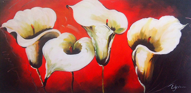 FL5017706 - 24"x48" Original Oil Painting