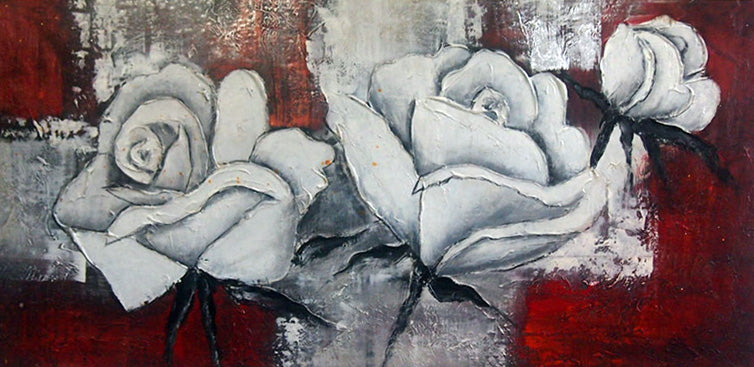 FL5017718 - 24"x48" Original Oil Painting