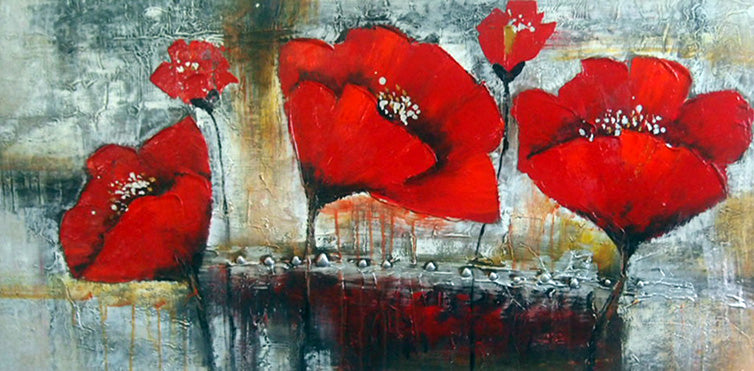 FL5017719 - 24"x48" Original Oil Painting