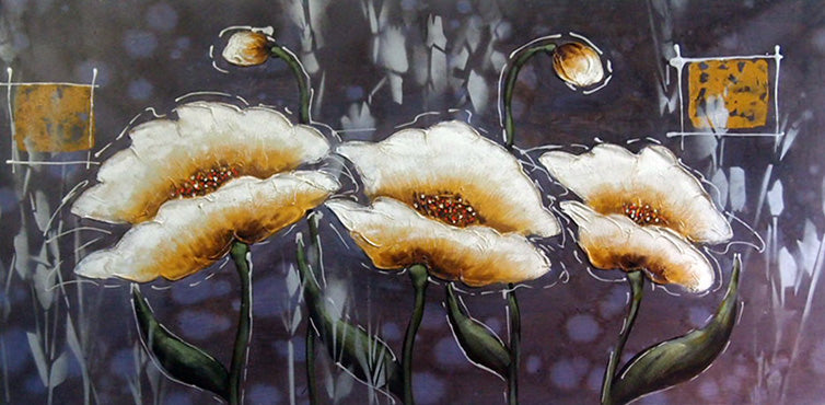 FL5017721 - 24"x48" Original Oil Painting