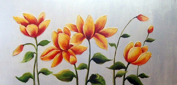FL5018995 - 24"x48" Original Oil Painting
