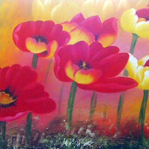 FLTT19278 - Triptych Original Oil Painting