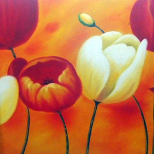 FLTT19281 - Triptych Original Oil Painting