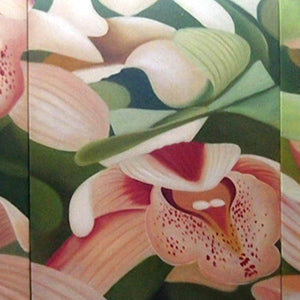 FLTT19291 - Triptych Original Oil Painting
