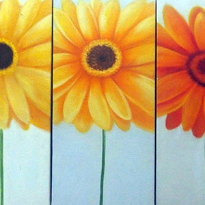 FLTT19303 - Triptych Original Oil Painting