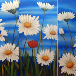 FLTT19326 - Triptych Original Oil Painting