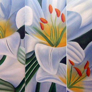 FLTT19328 - Triptych Original Oil Painting