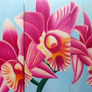 FLTT19331 - Triptych Original Oil Painting