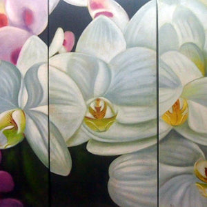 FLTT19347 - Triptych Original Oil Painting