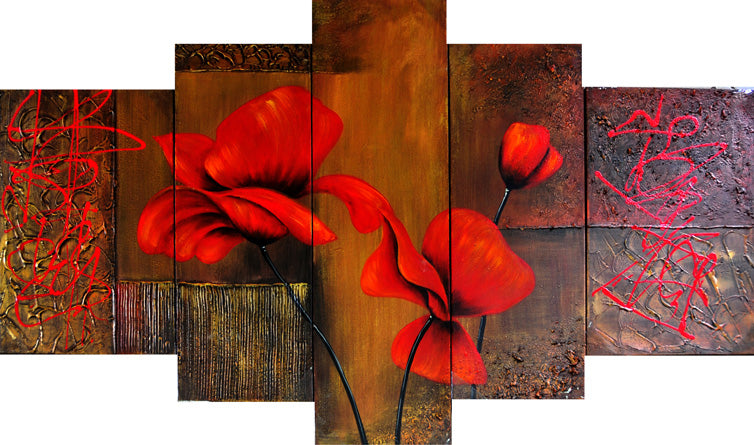 FLTT19580 - Triptych Original Oil Painting