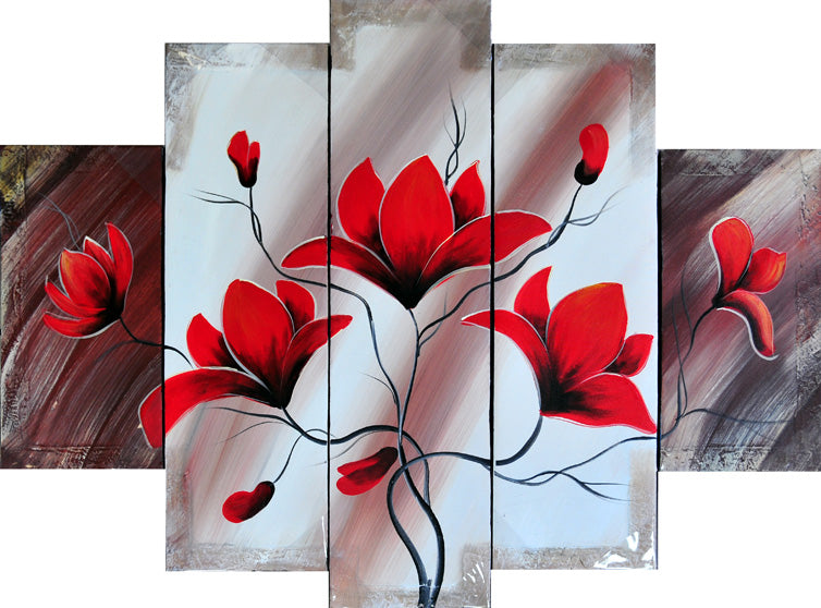 FLTT19593 - Triptych Original Oil Painting