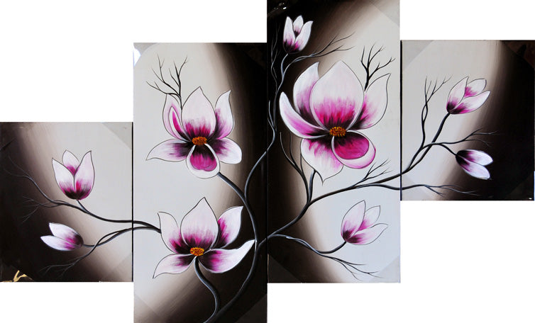 FLTT19600 - Triptych Original Oil Painting