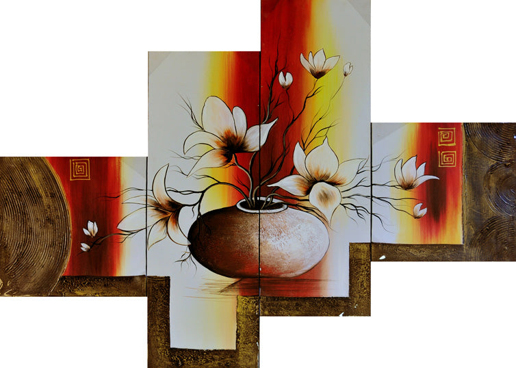 FLTT19603 - Triptych Original Oil Painting