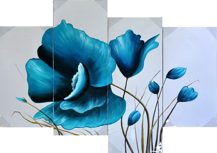 FLTT19606 - Triptych Original Oil Painting
