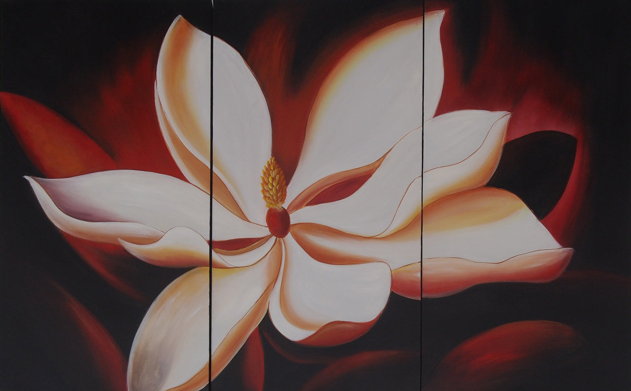 FLTT20520 - Triptych Original Oil Painting