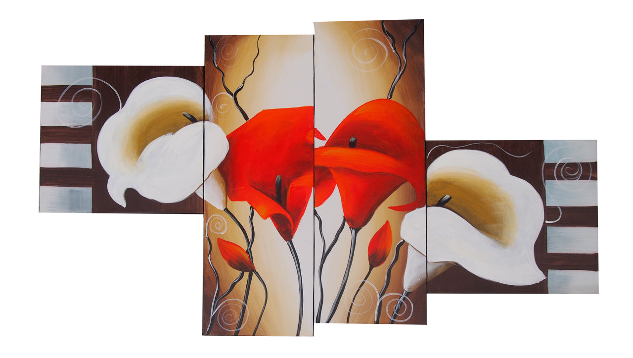 FLTT20523 - Triptych Original Oil Painting