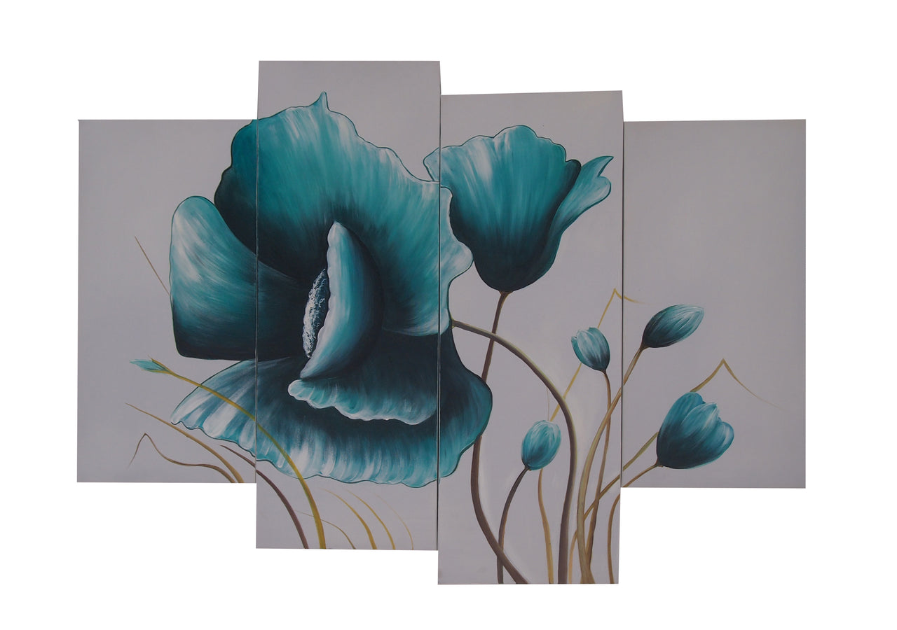 FLTT20537 - Triptych Original Oil Painting