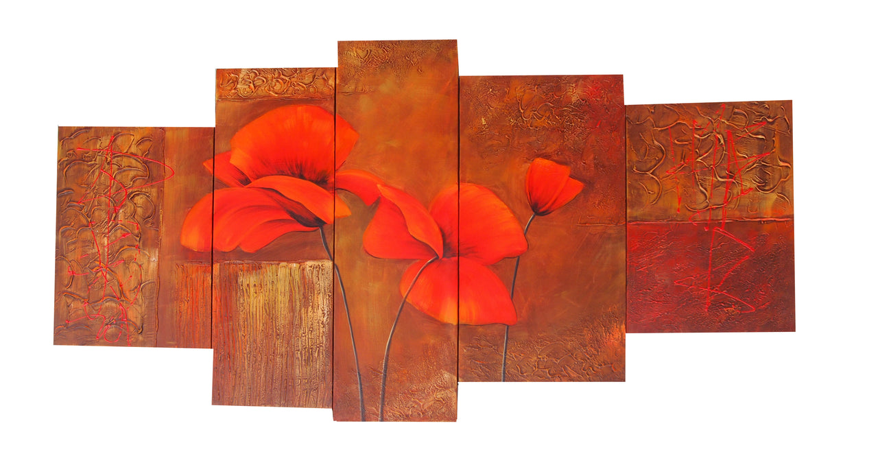 FLTT20548 - Triptych Original Oil Painting