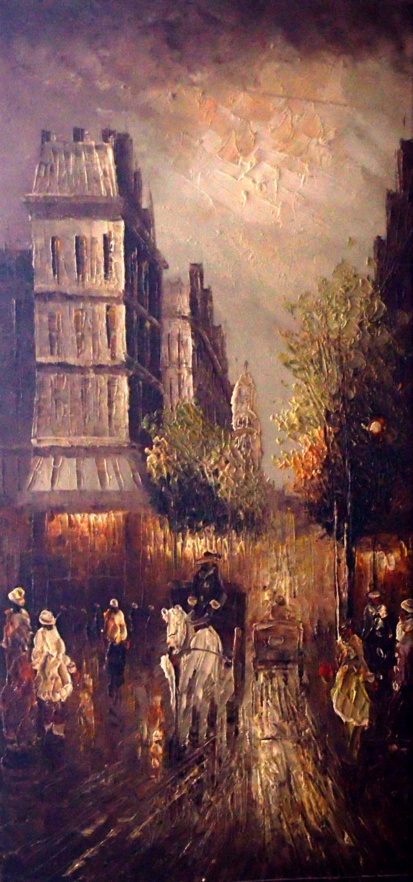FR2220373 - 12"x24" Original Oil Painting