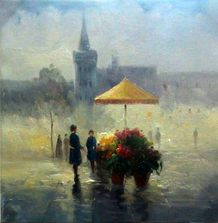 FR2316398 - 24"x24" Original Oil Painting