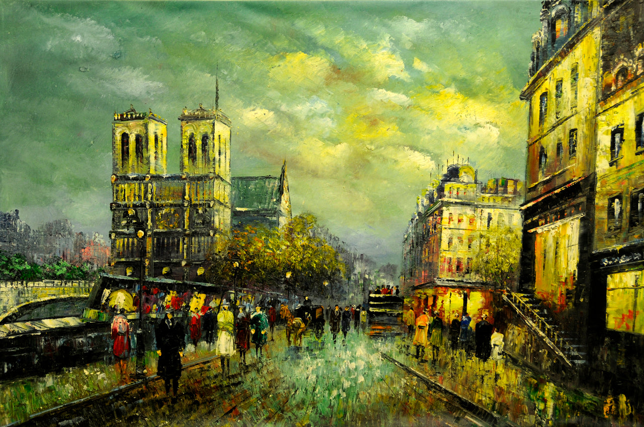 FR3614536 - 24"x36" Original Oil Painting