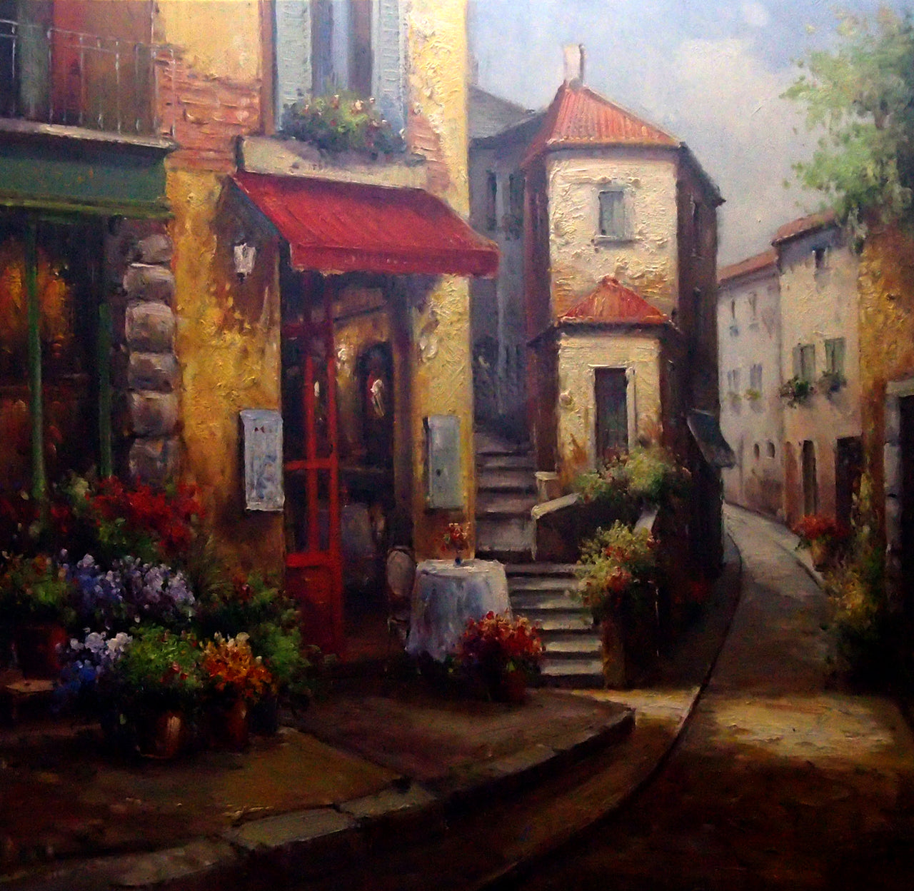 FR4020408 - 40"x40" Original Oil Painting