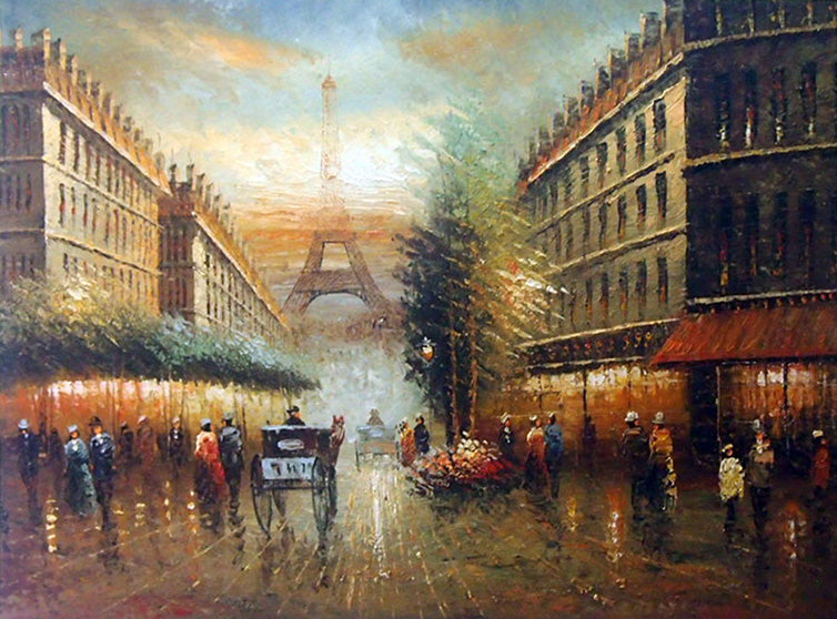 FR4818360 - 36"x48" Original Oil Painting
