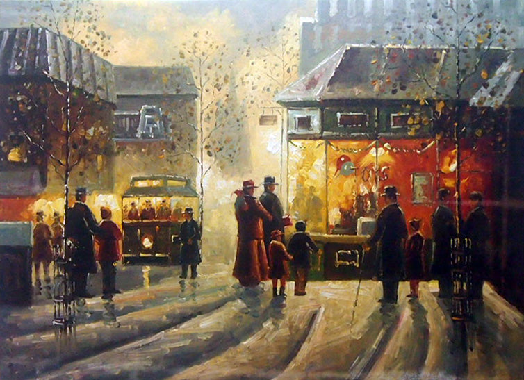FR4818409 - 36"x48" Original Oil Painting