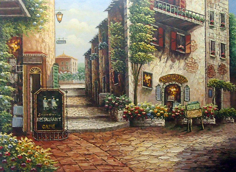 FR4818490 - 36"x48" Original Oil Painting