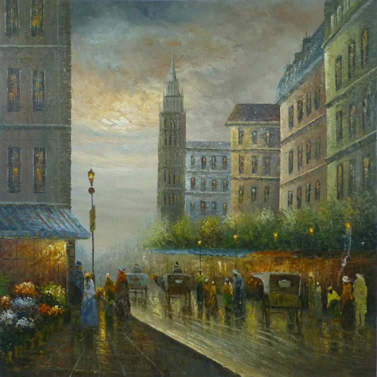 FR4910850 - 48"x48" Original Oil Painting