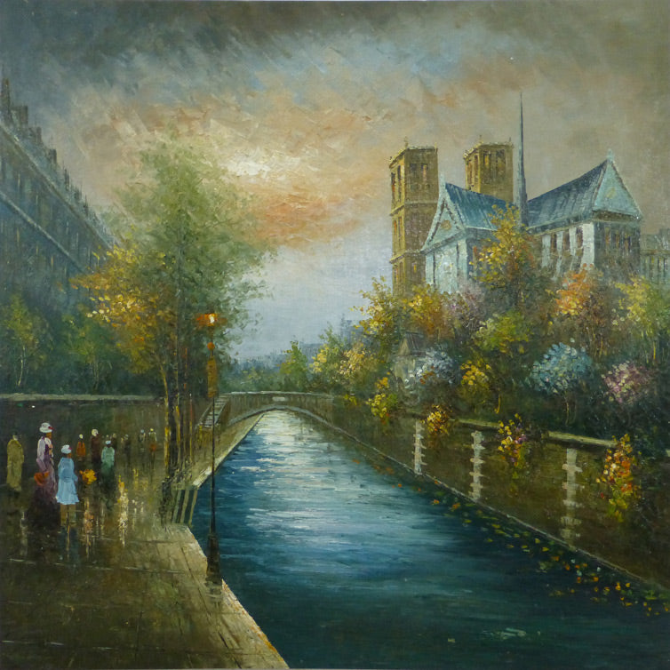 FR4910856 - 48"x48" Original Oil Painting