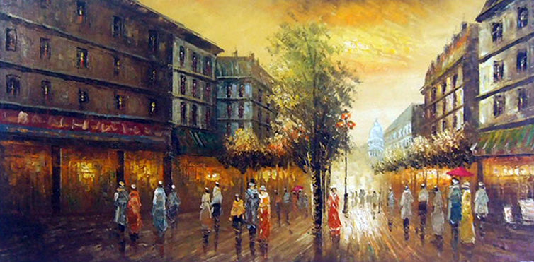 FR5017766 - 24"x48" Original Oil Painting