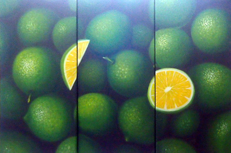 FWTT19308 - Triptych Original Oil Painting